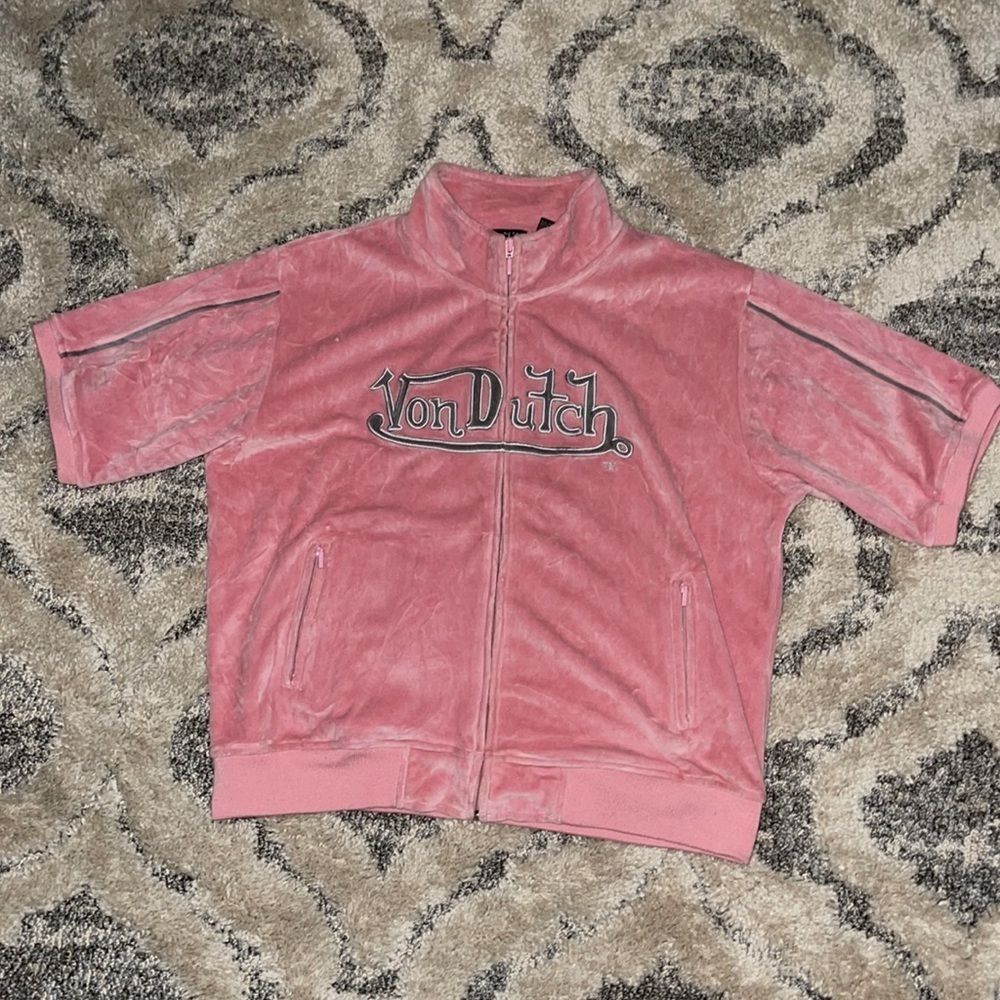 Vintage Von Dutch Short Sleeve Sweater NWOT - Picture 1 of 9